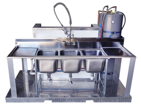 Open-Air Sink Skid